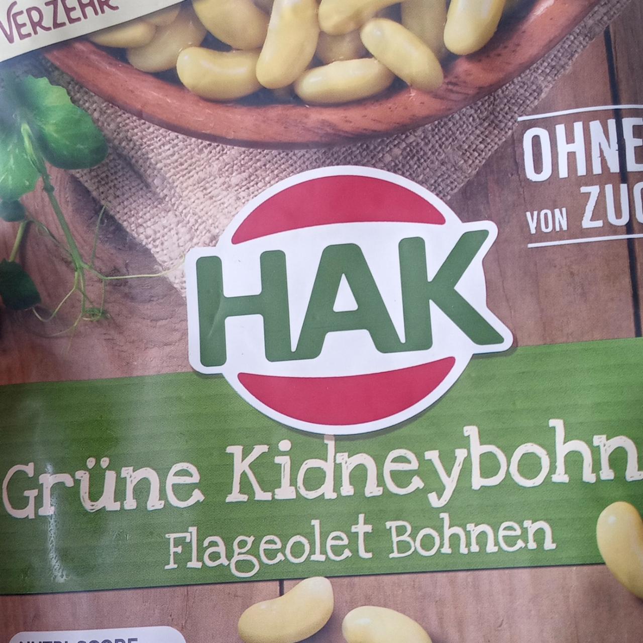 Fotografie - Grüne Kidneybohnen HAK
