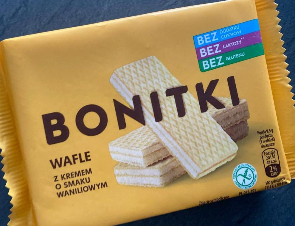 Fotografie - Wafle z kremem o smaku waniliowym Bonitki