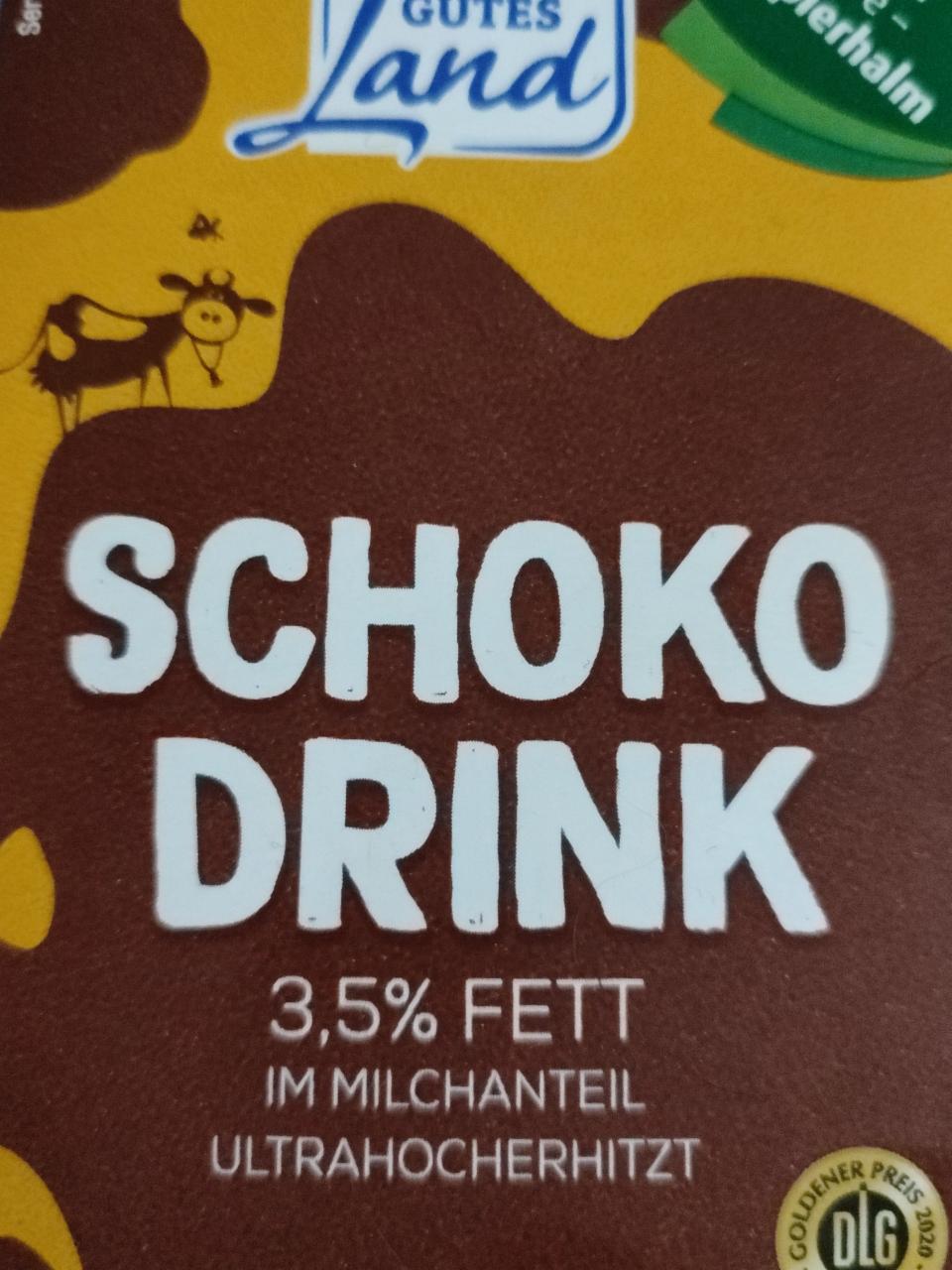 Fotografie - Schoko Drink 3,5% fett Gutes Land