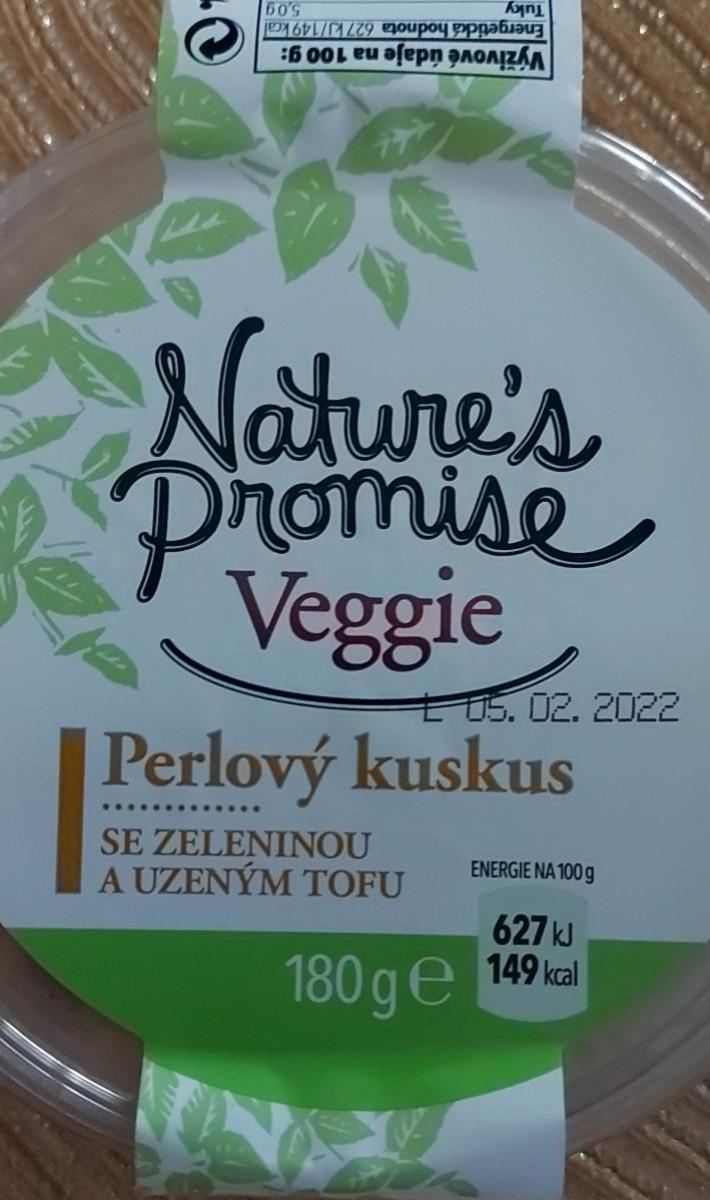 Fotografie - Veggie Perlový kuskus se zeleninou a uzeným tofu Nature's Promise