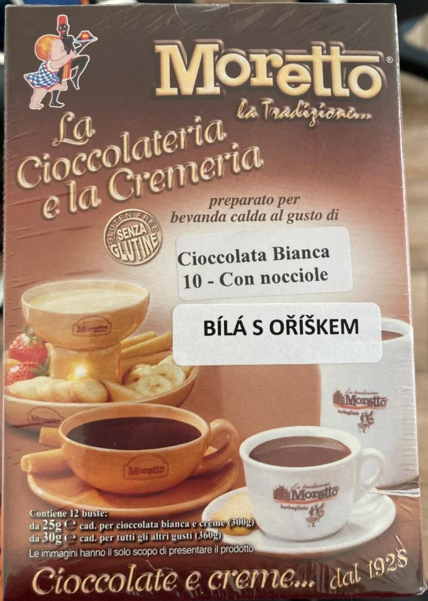 Fotografie - La Cioccolateria e la Cremeria bílá s oříškem Moretto