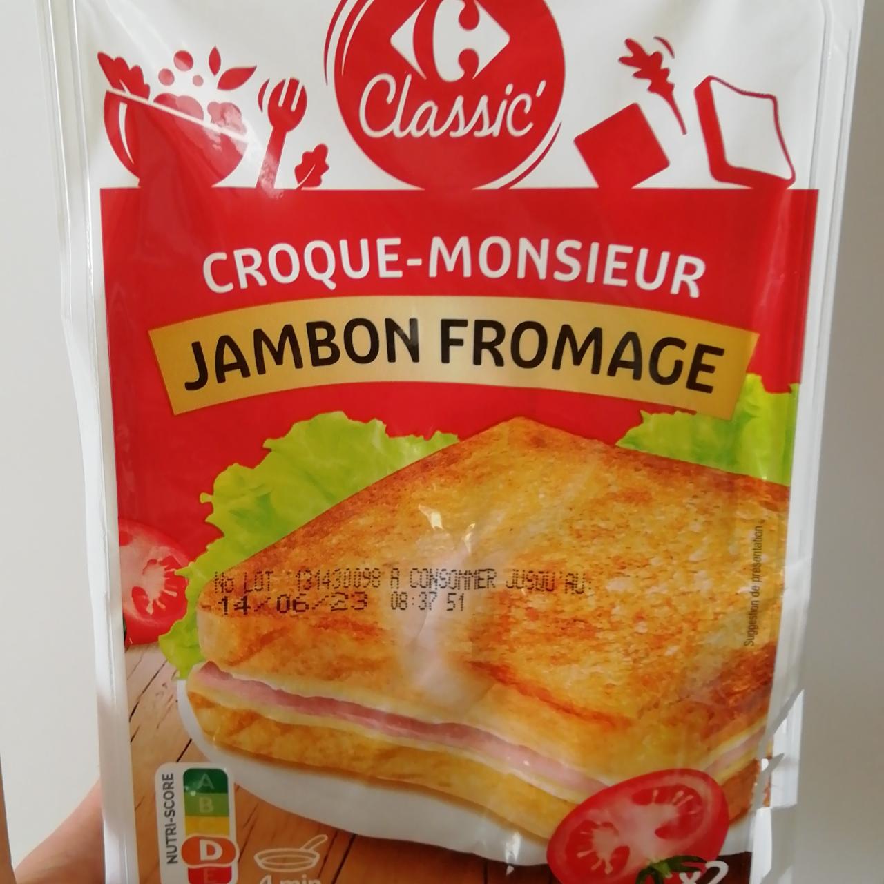 Fotografie - Croque monsieur jambon fromage Classic
