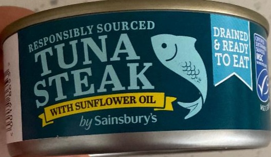 Fotografie - Tuna Steak in Sunflower Oil Sainsbury’s