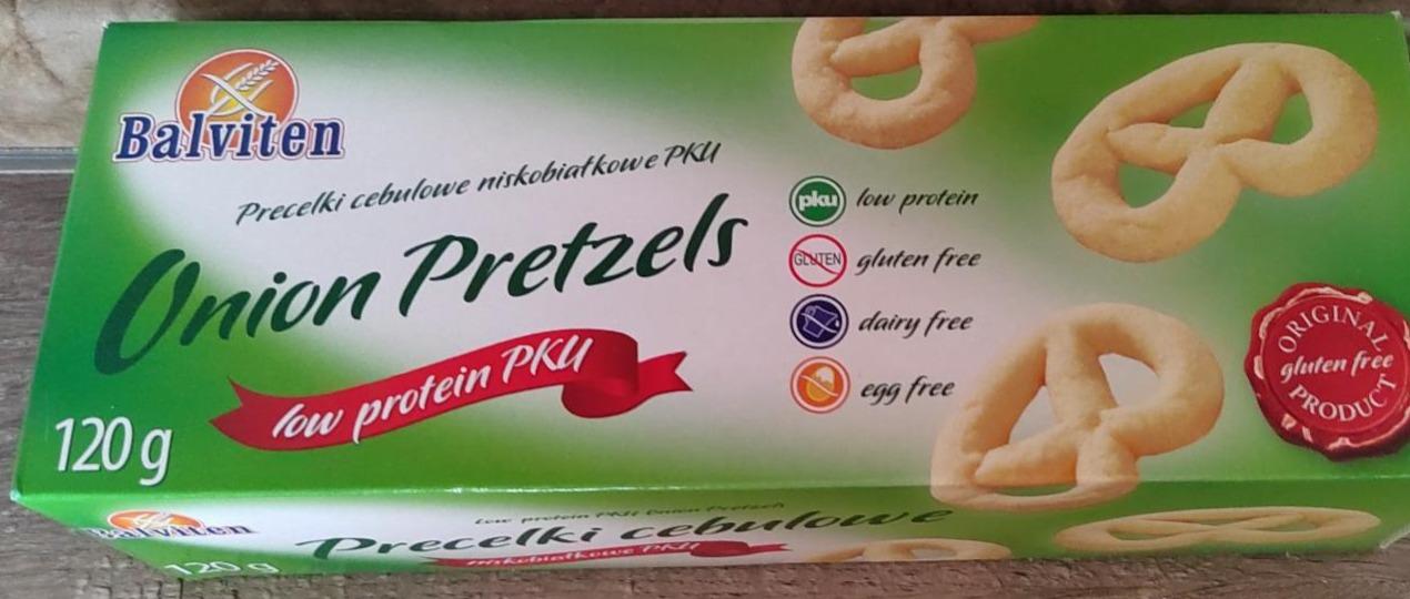 Fotografie - Onion Pretzels low protein PKU Balviten