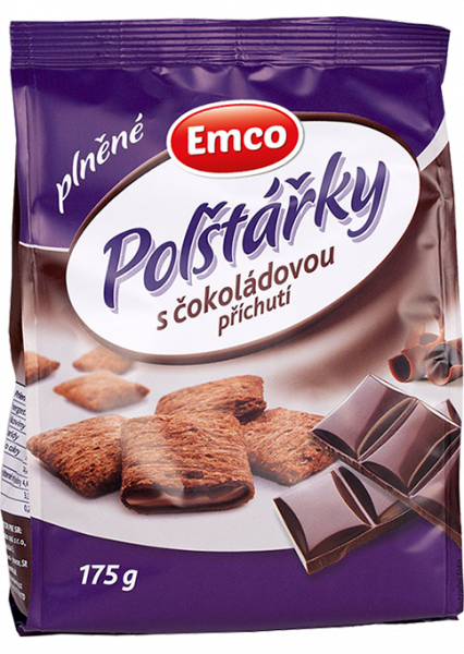 Fotografie - Polštářky s čokoládovou příchutí Emco