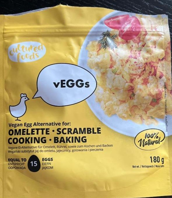 Fotografie - vEGGs Vegan Egg Alternative for Omelette Scramble Cooking Baking Cultured foods