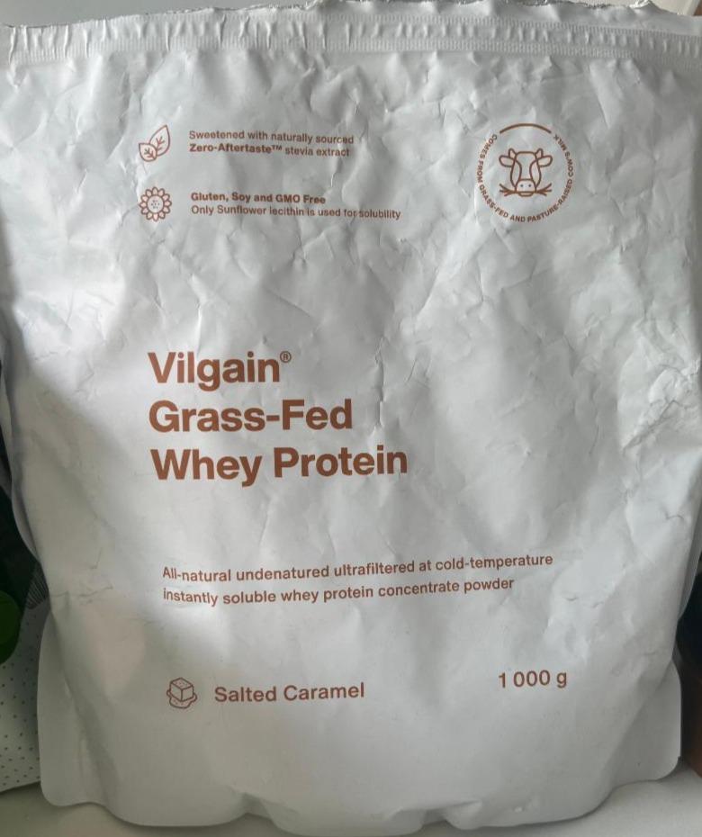 Fotografie - Grass-fed whey protein salted caramel Vilgain