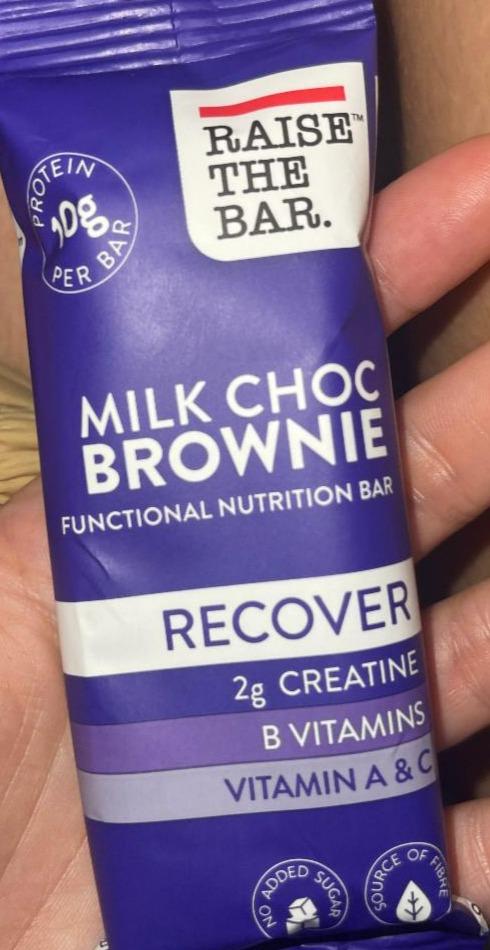Fotografie - Milk Choc Brownie Recover Raise the bar