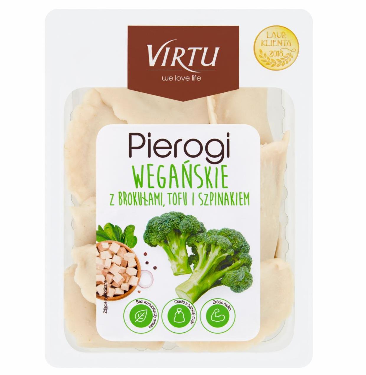 Fotografie - Pierogi wegańskie z brokułami tofu i szpinakiem Virtu