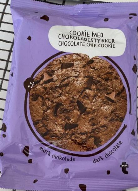 Fotografie - Cookie med chokoladestykker