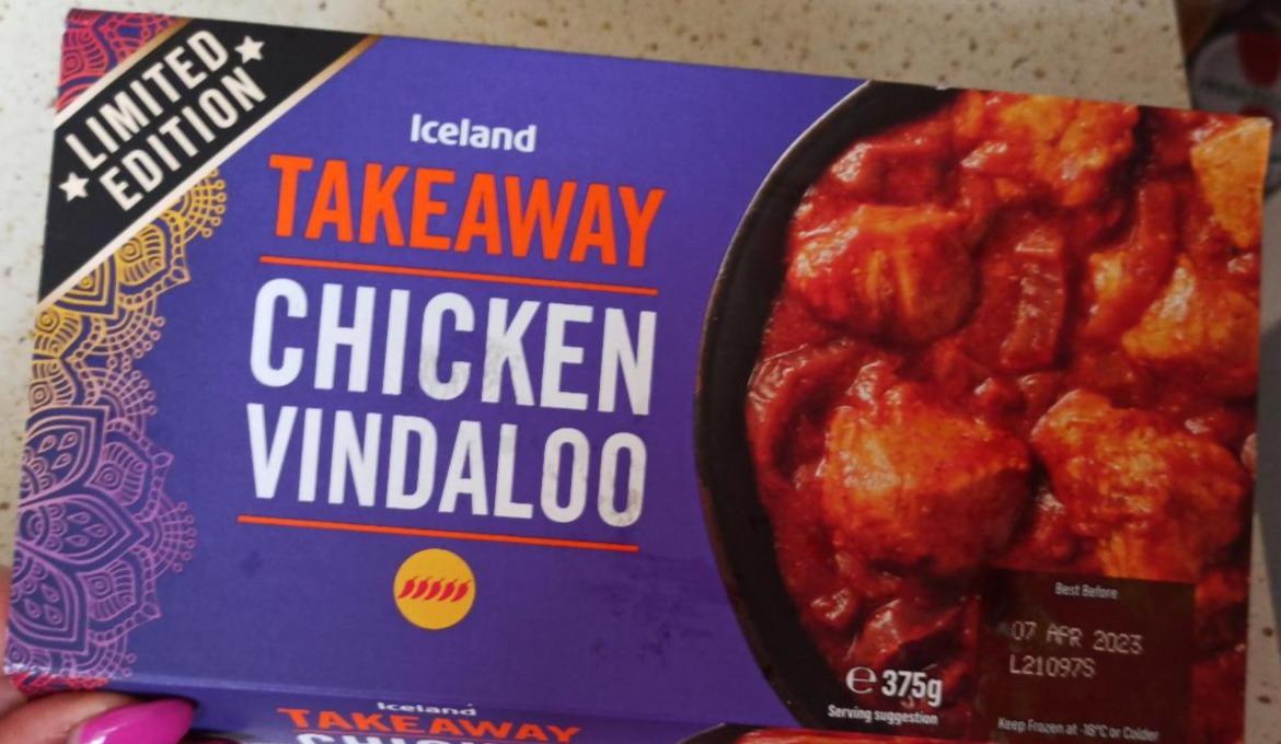 Fotografie - Takeaway Chicken Vindaloo Iceland