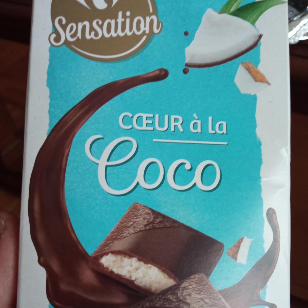 Fotografie - Chocolat Noir Cœur à la Coco Carrefour Sensation