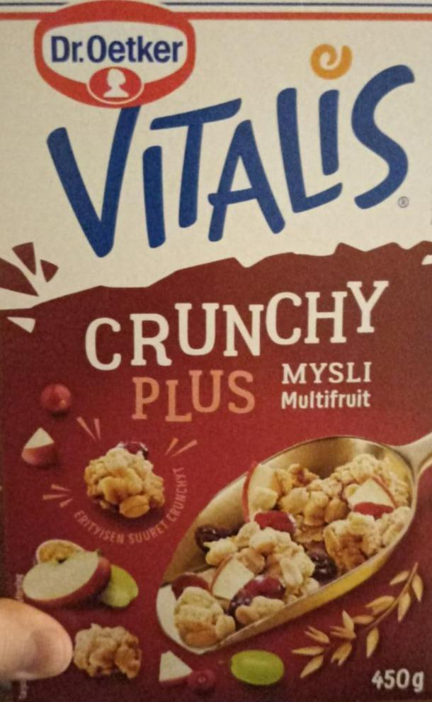 Fotografie - Vitalis Multifruit mysli crunchy plus Dr.Oetker