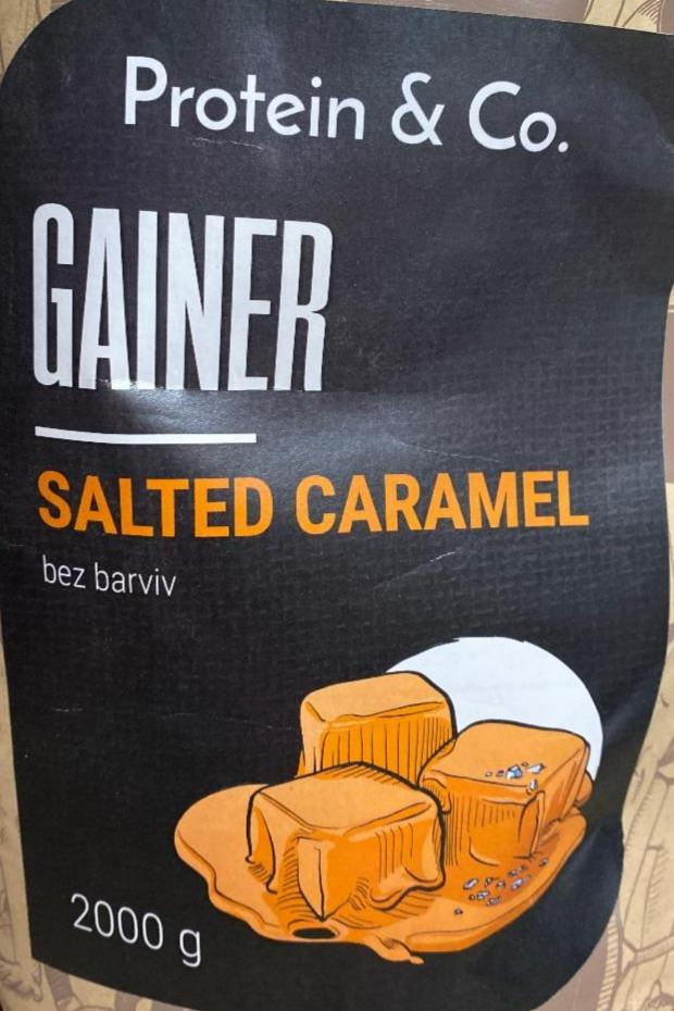 Fotografie - Gainer Salted caramel Protein & Co.