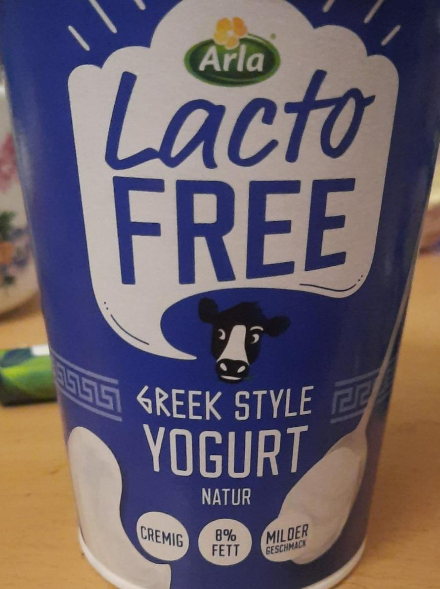 Fotografie - Lacto free greek yogurt natur Arla