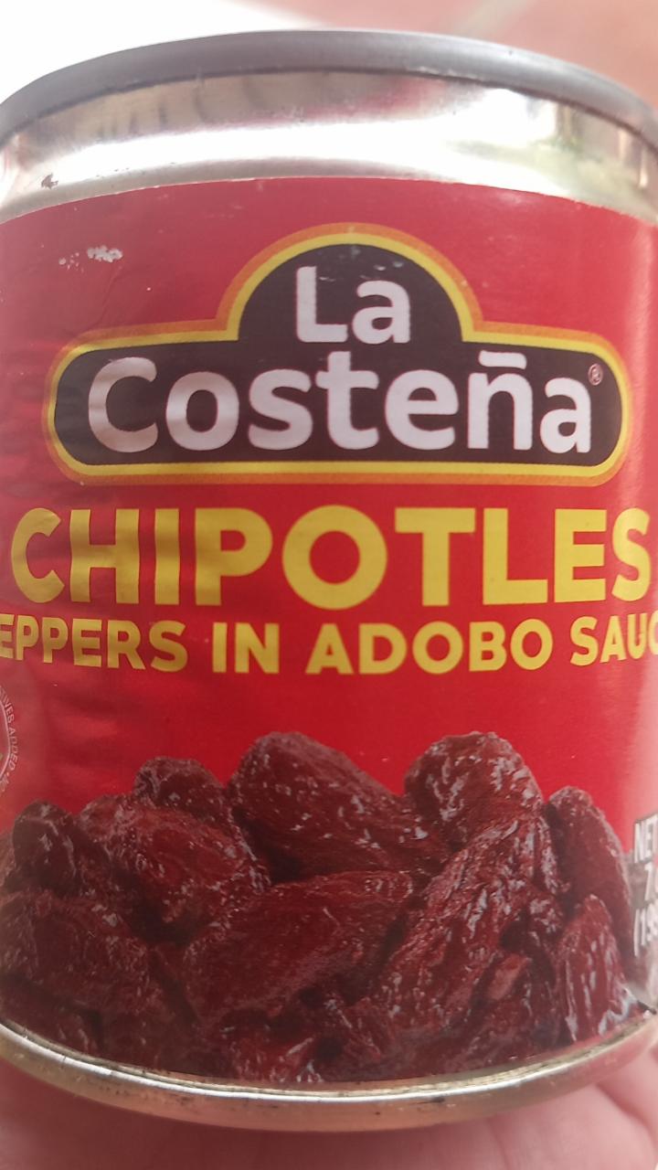 Fotografie - Chipotle Peppers in Adobo Sauce (nakládané uzené chilli papričky) La Costeňa