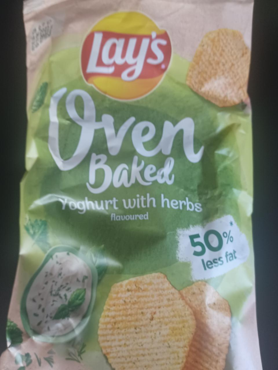Fotografie - Oven Baked Youghurt with herbs flavoured Lay's