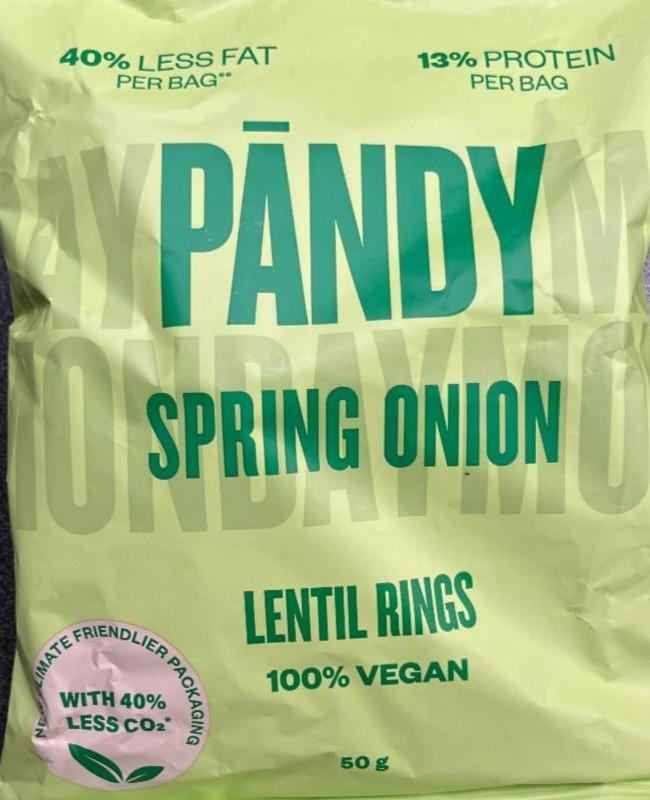 Fotografie - Spring Onion Lentil Rings Pändy