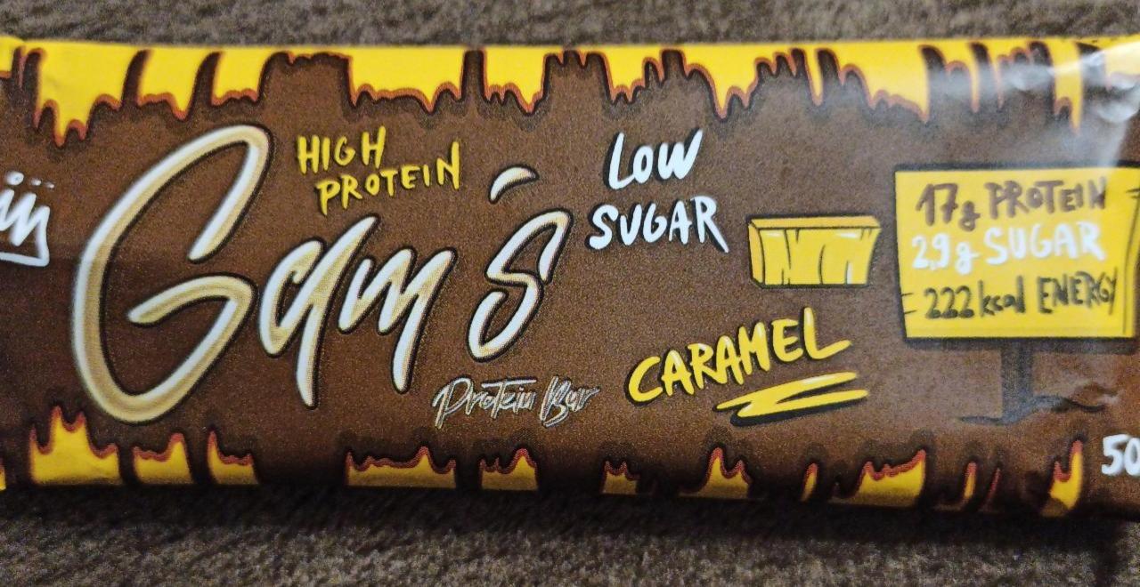 Fotografie - Gam´s low sugar caramel high protein bar