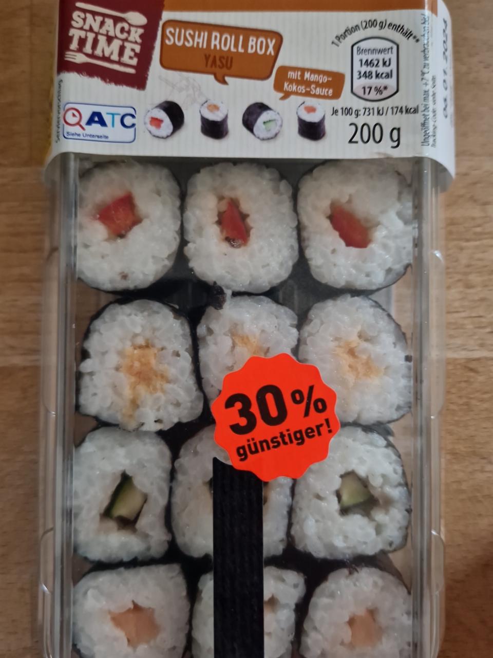 Fotografie - Sushi Roll Box Yasu Snack Time
