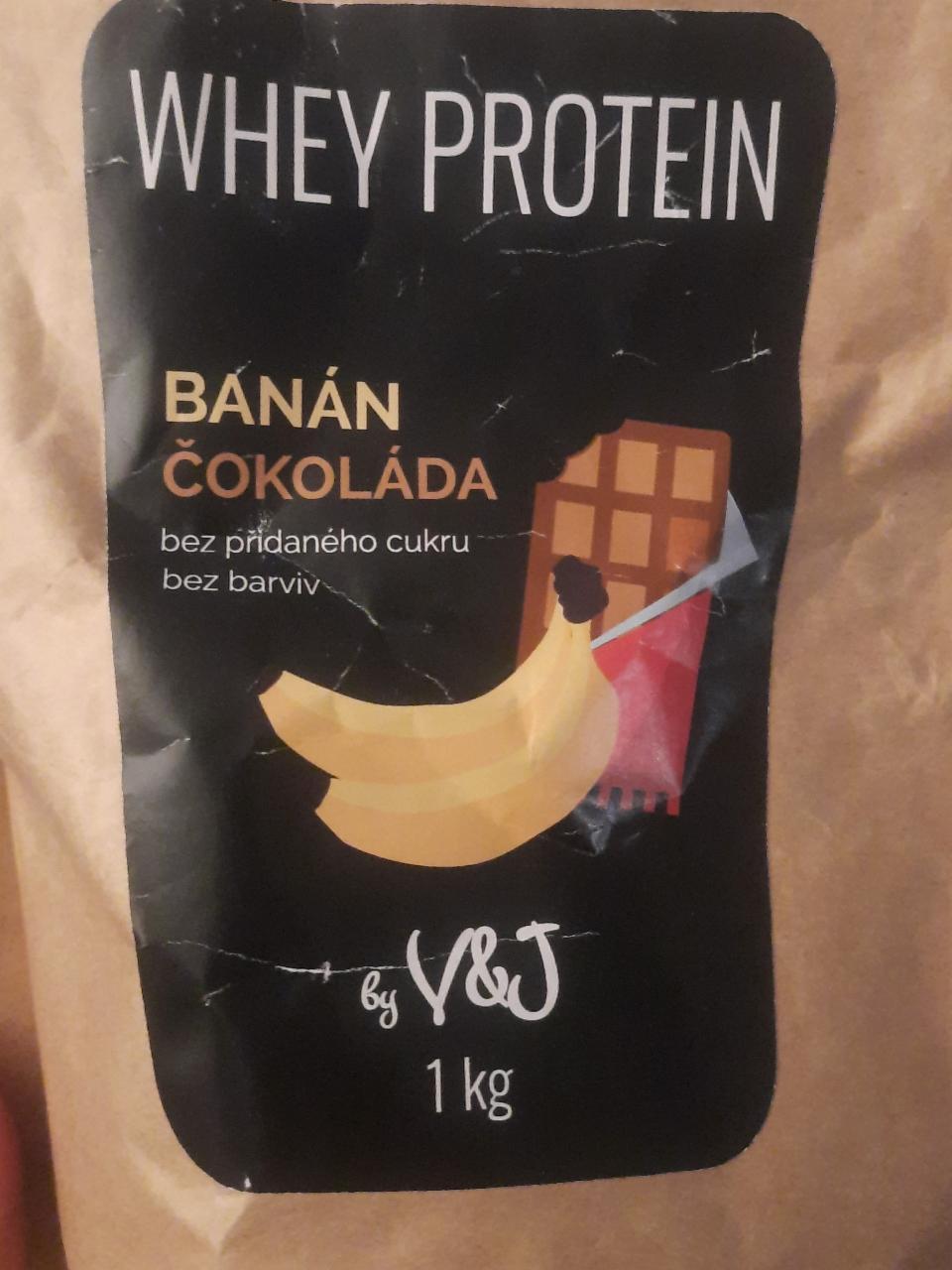 Fotografie - whey protein banán čokoláda