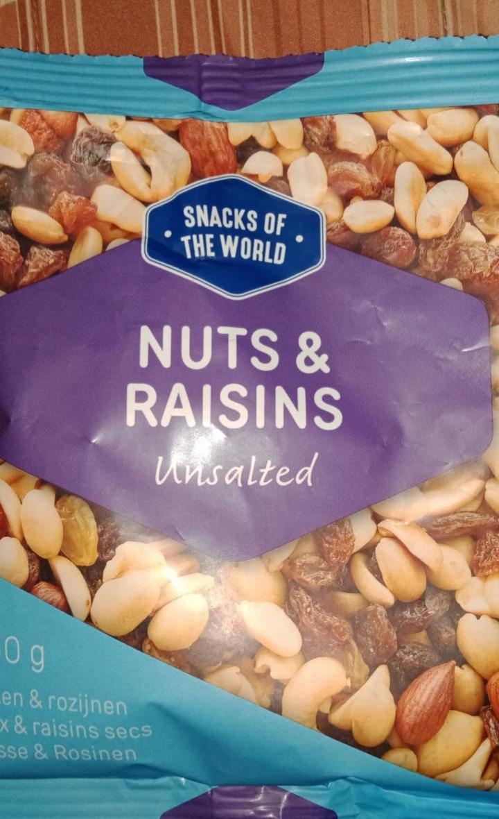 Fotografie - Nuts & Raisins unsalted Snacks of the world