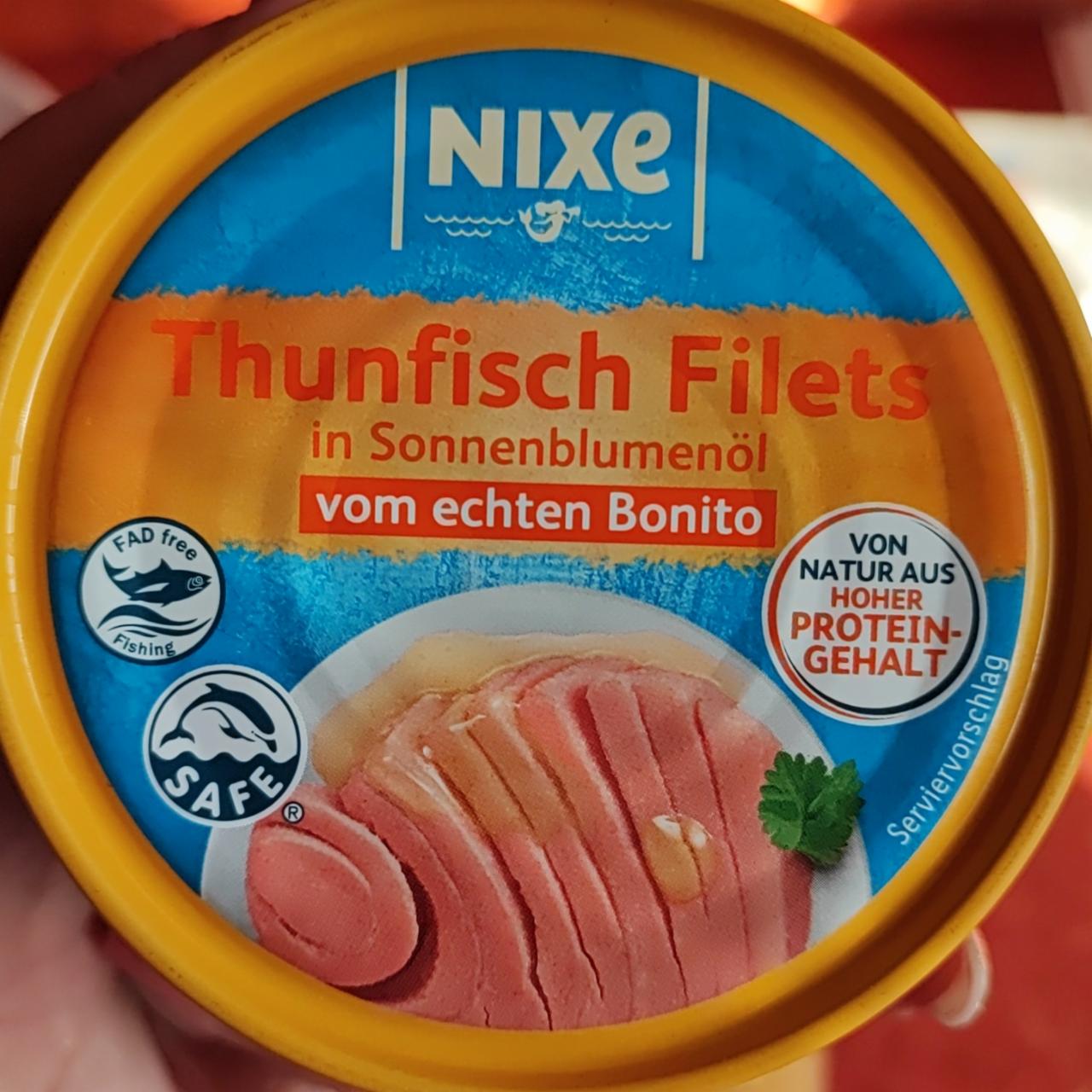 Fotografie - Thunfisch filets in Sonnenblumenöl Nixe