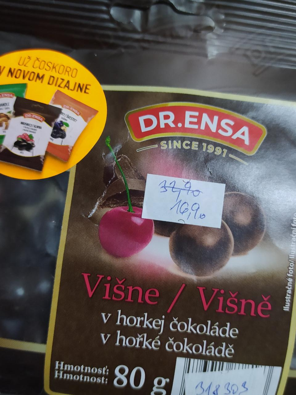 Fotografie - Višně v hořké čokoládě Dr.Ensa
