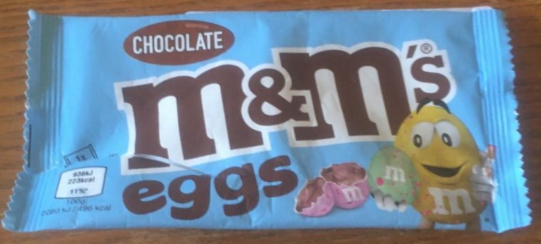Fotografie - Chocolate eggs m&m’s