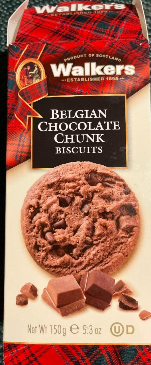 Fotografie - Belgian Chocolate Chunk biscuits Walkers