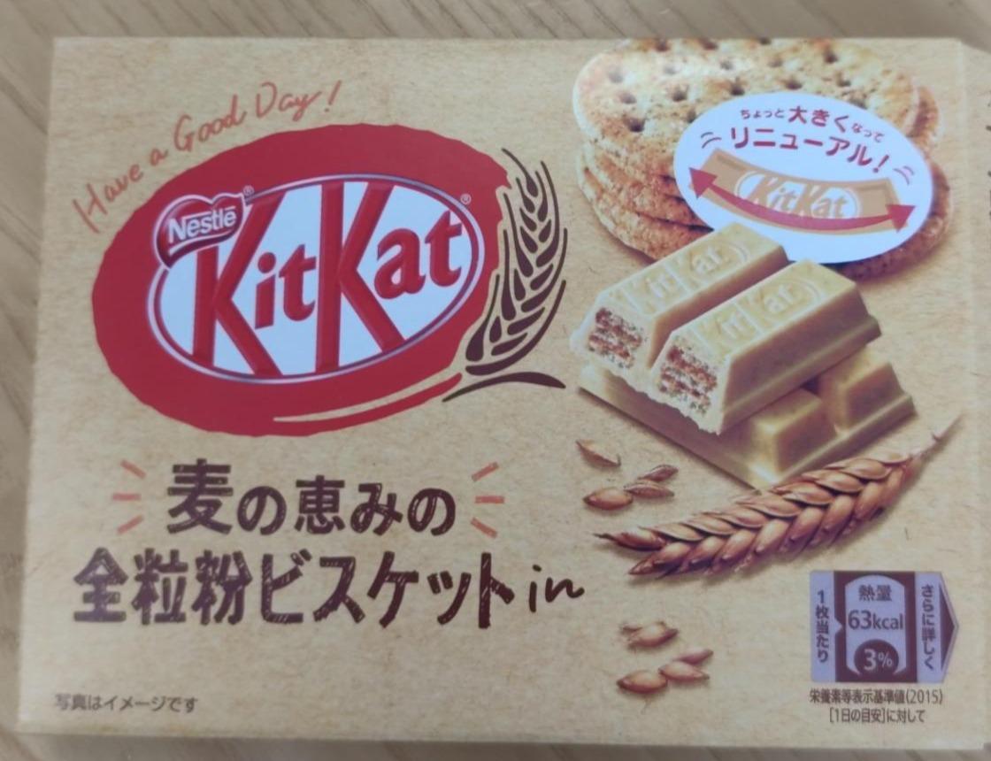 Fotografie - Kit Kat mini celozrnné sušenky v čokoládové polevě Nestlé