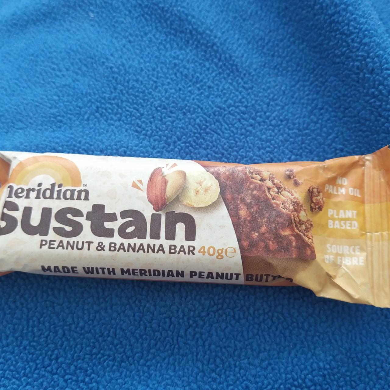 Fotografie - Sustain peanut & banana bar Meridian