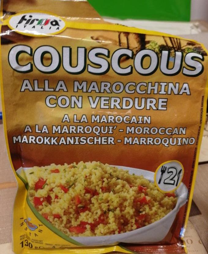 Fotografie - Couscous alla marocchina con verdure Firma Italia