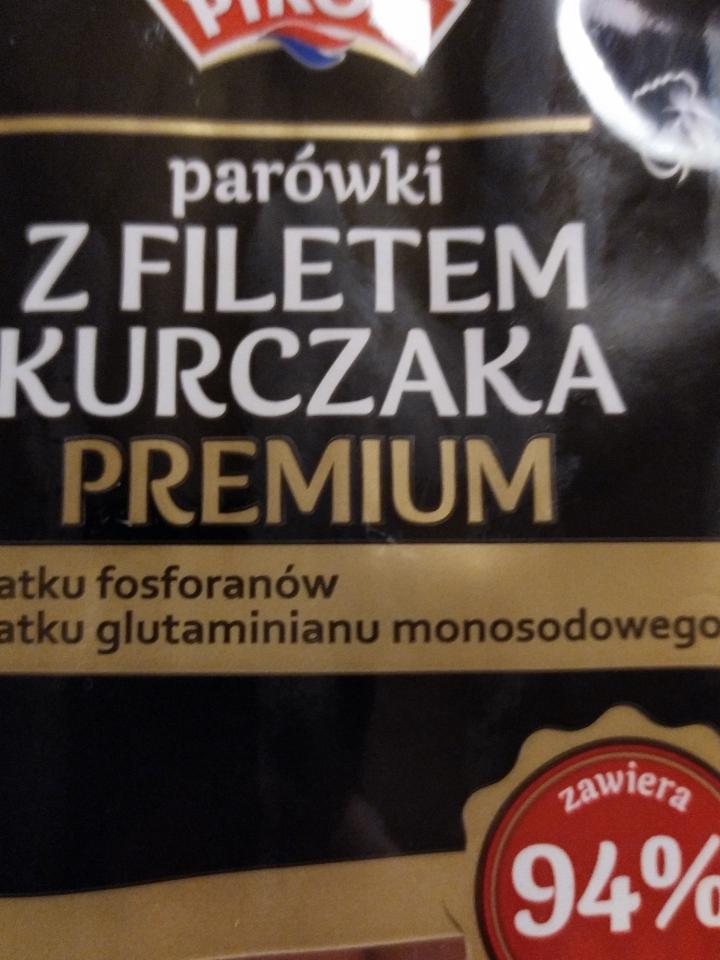 Fotografie - Parówki z filetem kurczaka Premium Pikok