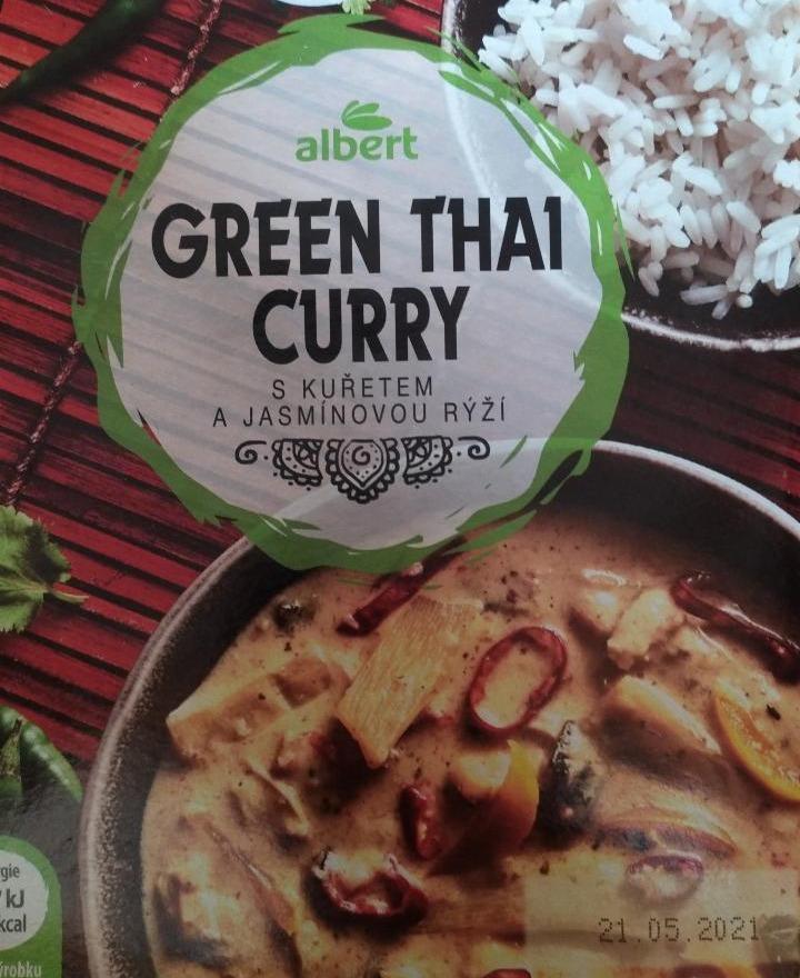 Fotografie - Green Thai Curry s kuřetem a jasmínovou rýží Albert
