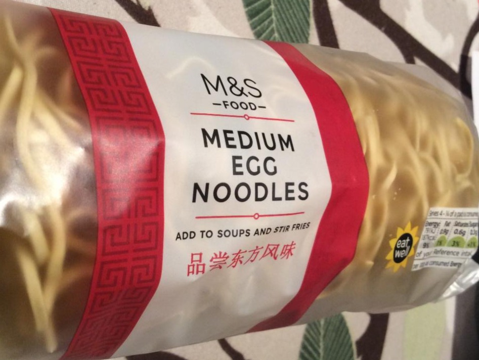 Fotografie - Medium Egg Noodles M&S Food
