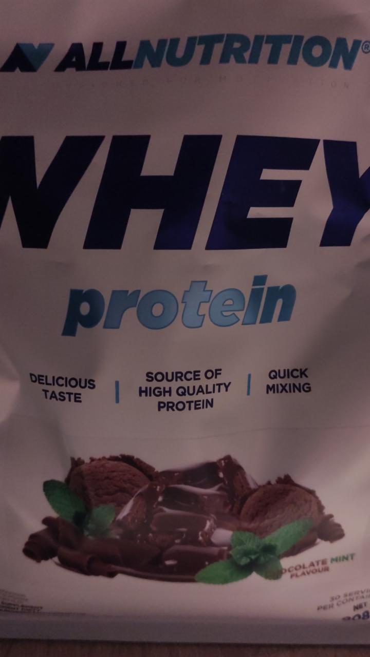 Fotografie - protein chocolate mint Allnutrition