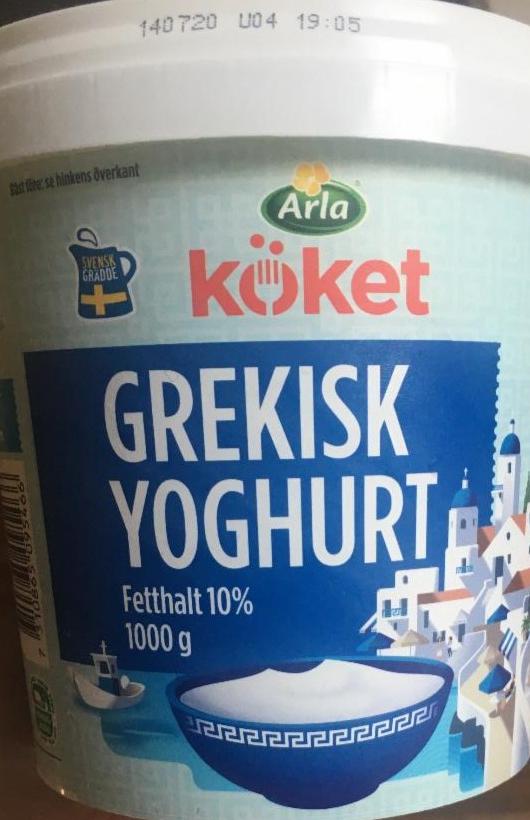 Fotografie - Grekisk yoghurt, 10% - Arla Köket