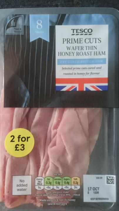 Fotografie - Prime Cuts Wafer thin Honey roast ham