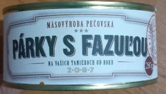 Fotografie - Párky s fazuľou Mäsovýroba Pečovská