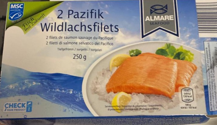Fotografie - Wildlachsfilet Almare Seafood