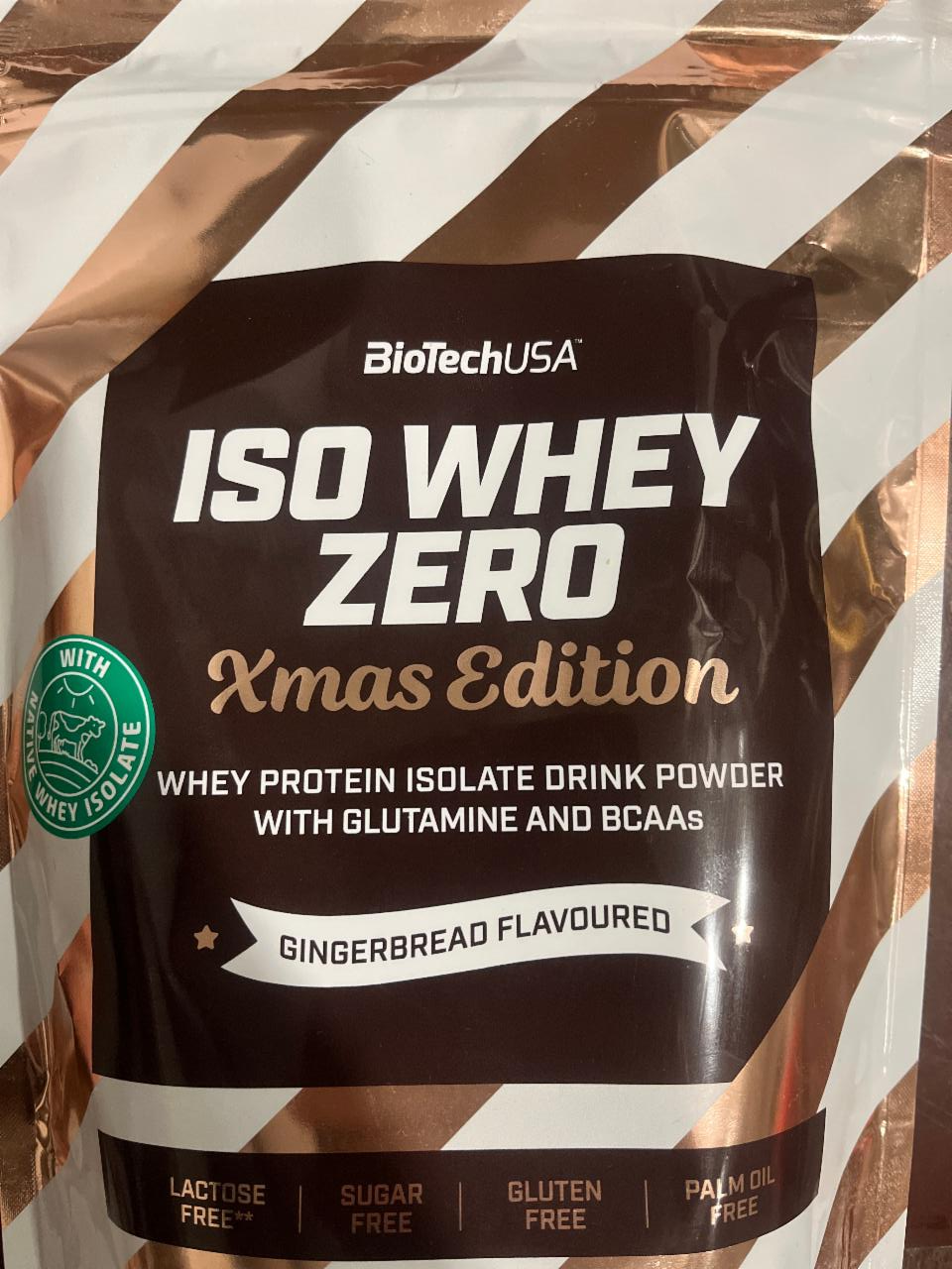Fotografie - Iso Whey Zero Xmas Edition Gingerbread flavour BioTechUSA
