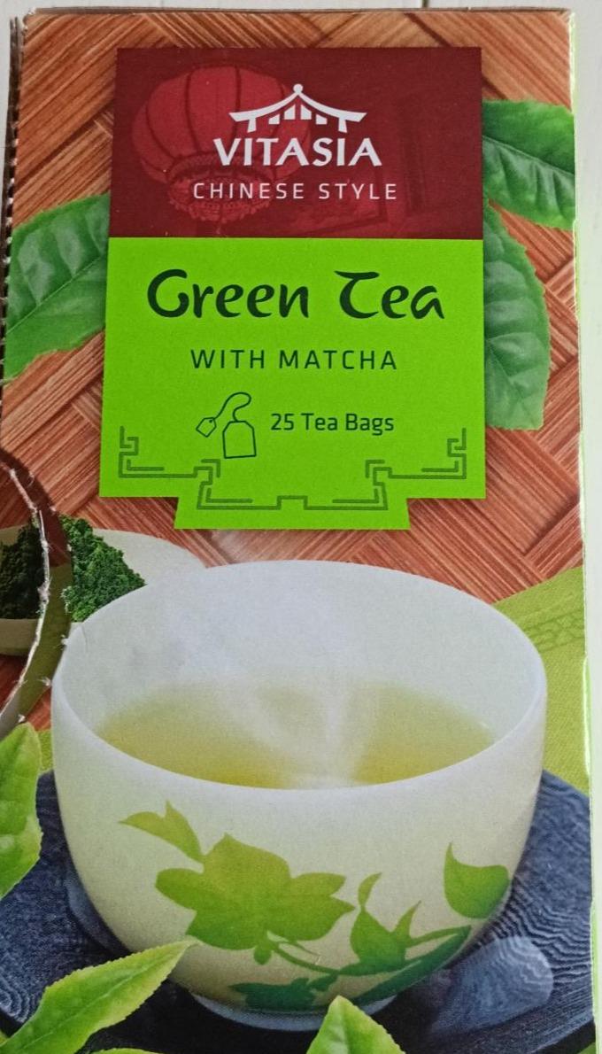 Fotografie - Green tea with matcha Vitasia
