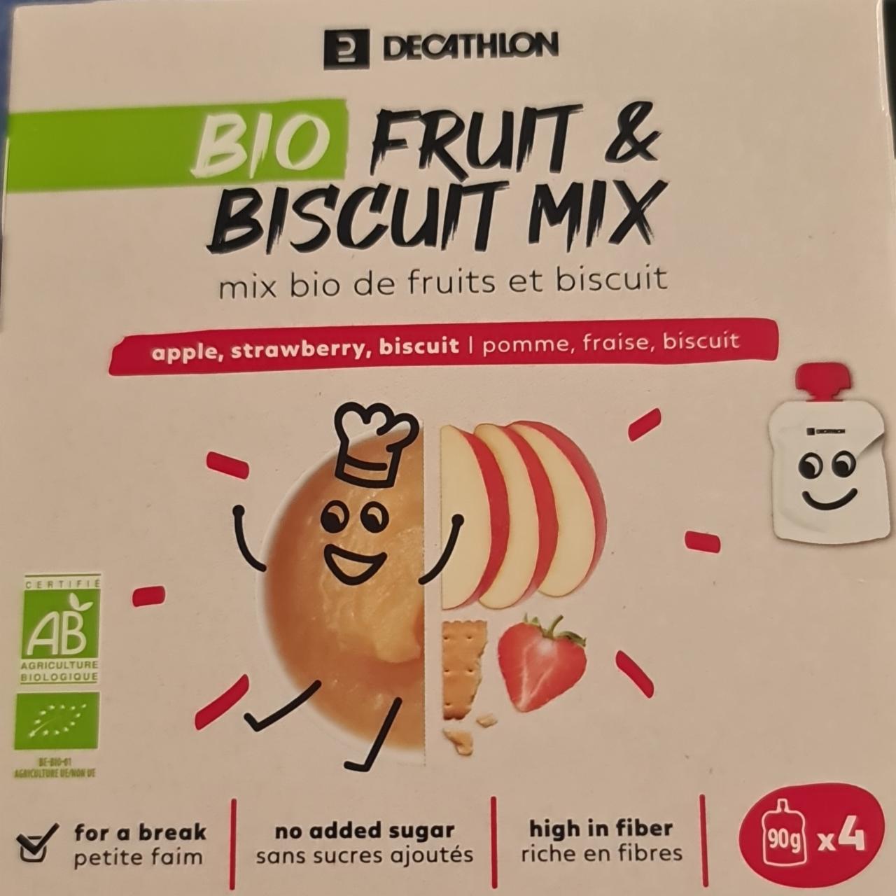 Fotografie - Bio Fruit & Biscuit Mix Decathlon
