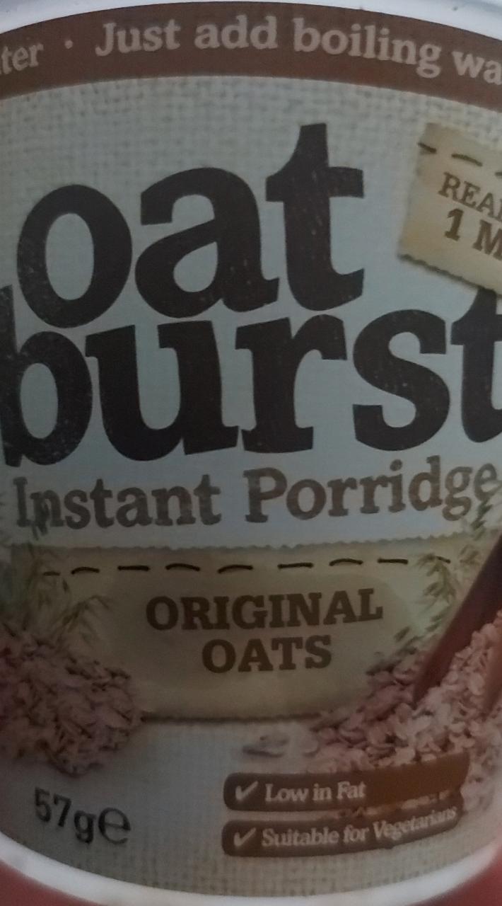 Fotografie - Original Oats Flavour Instant Porridge Oat Burst