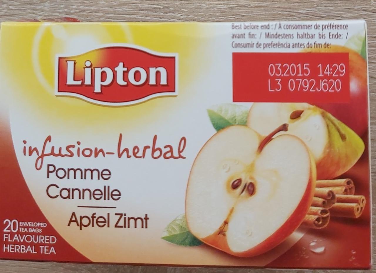Fotografie - Infusion - herbal pomme cannelle apfel zimt Lipton
