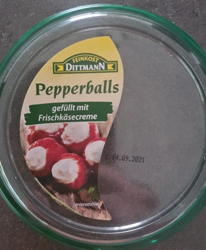 Fotografie - Pepperballs Paprika gefüllt mit Frischkäsecreme Feinkost Dittmann