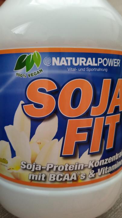 Fotografie - SojaFit sójový proteinový koncentrát s BCAA & vitaminy a umělými sladidly Vanilka