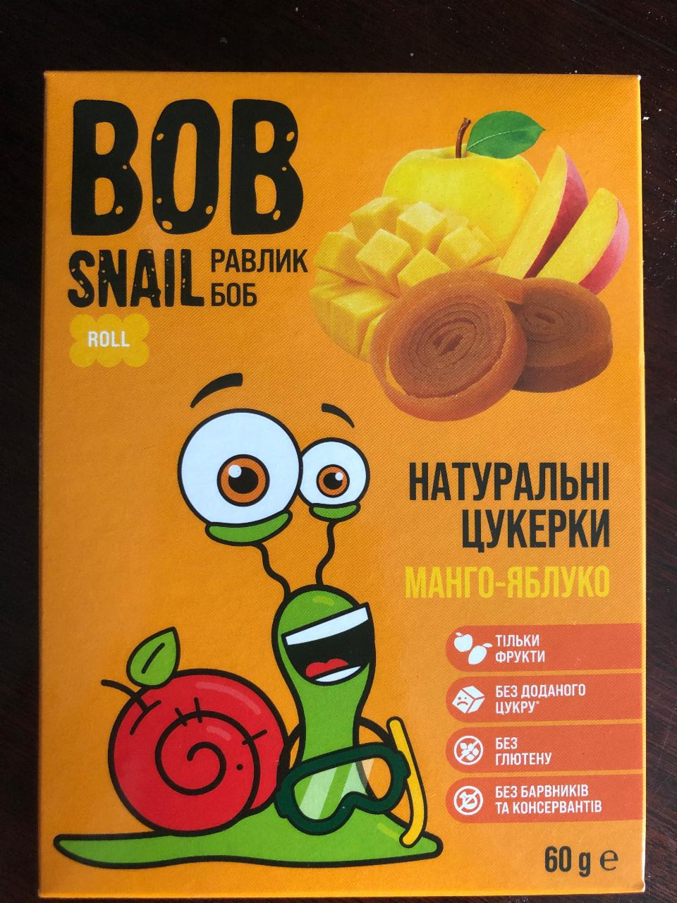 Fotografie - Bob snail šnek Bob mangovo-jablečné rolky