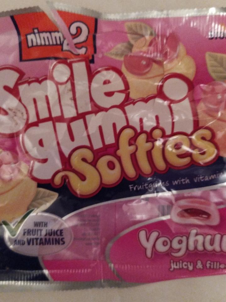 Fotografie - Nimm2 smile gummi softies yoghurt